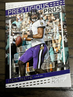 Lamar Jackson 2023 Panini Prestige Xtra Points Prestigious Pros Series Mint Card #PP-21
