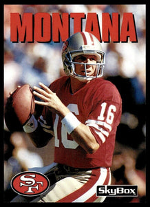 Joe Montana 1992 Skybox Series Mint Card #227