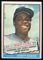 Dusty Baker 1976 Topps Traded Series EX condtion Card #28T
