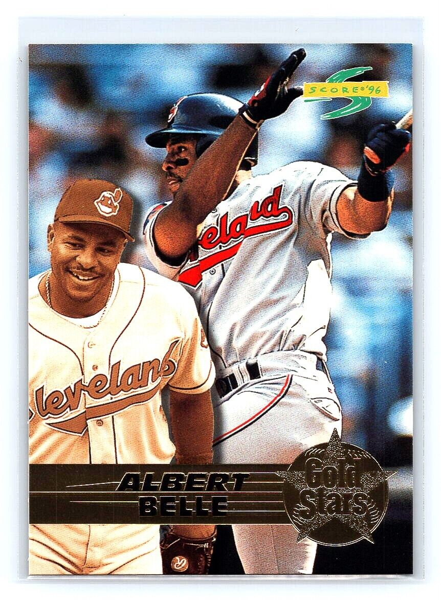 Albert Belle 1996 Score Gold Stars Series Mint Card #11