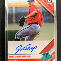 Jon Duplantier 2019 Donruss Optic Rated Prospects Signatures Mint Autographed Card #RPS-JD
