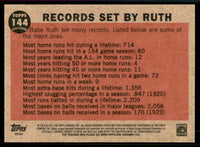 Babe Ruth 2011 Topps Heritage Series Mint Card #144
