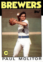 Paul Molitor 1986 Topps Series Mint Card #267
