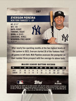 Everson Pereira 2024 Topps Stadium Club Sepia Series Card #287
