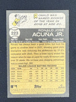 Ronald Acuna Jr 2022 Topps Heritage Series Mint Card #223
