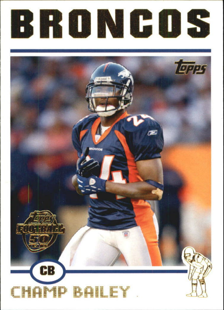 Champ Bailey 2005 Topps Throwback Series Mint Card #TB49