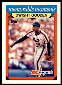 Dwight Gooden 1988 Topps Kmart Memorable Moments Series Mint Card #10