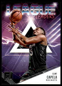 Clint Capela 2018 2019 Panini  Donruss League Leaders Series Mint Card #10