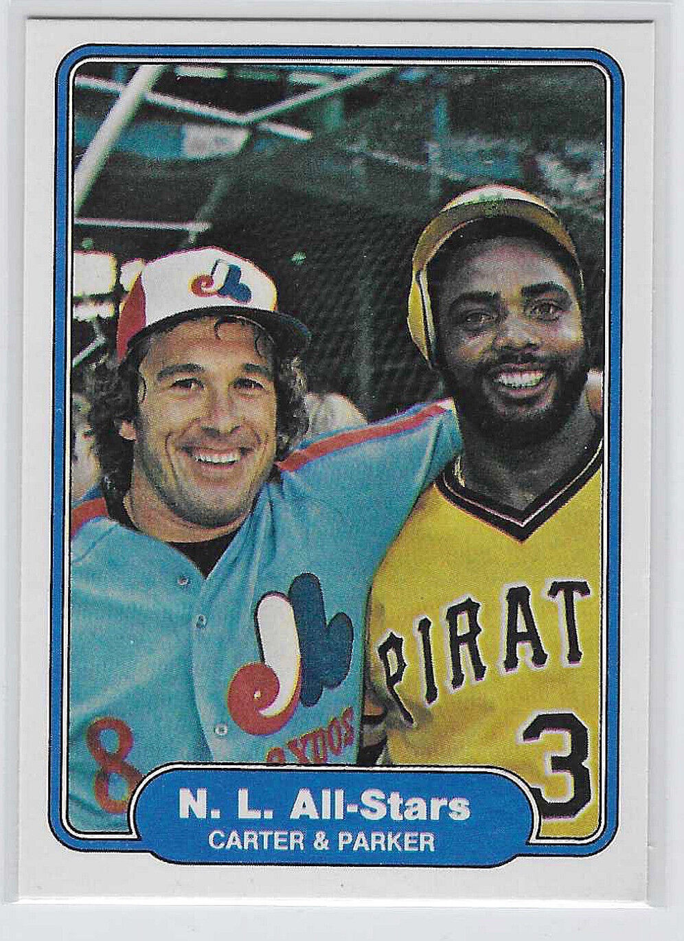 Gary Carter 1982 Fleer N.L. All Stars Series Mint Card #638