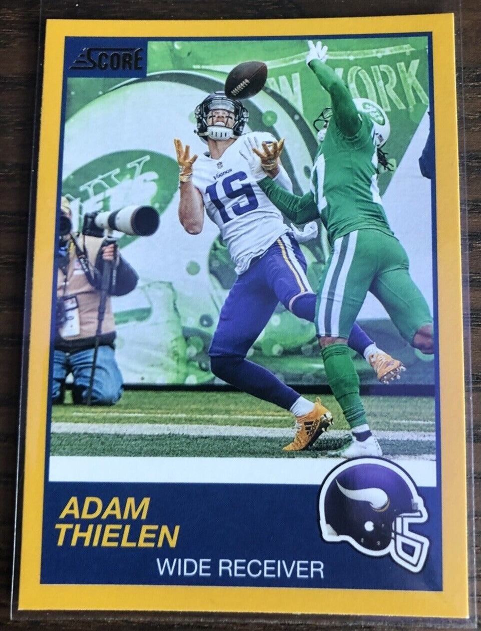 Adam Thielen 2019 Score GOLD Series Mint Card #236