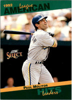 Paul Molitor 1993 Select Stat Leaders Series Mint Card #9
