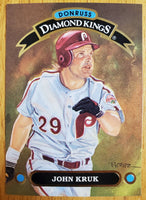 John Kruk 1991 Donruss Diamond Kings Series Mint Card #DK-12
