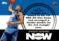 Dwight Howard 2007 2008 Topps Generation Now Series Mint Card #GN6
