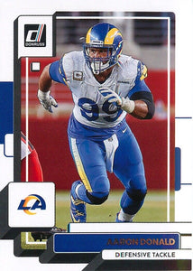 Aaron Donald 2022 Panini Donruss Series Mint Card #18