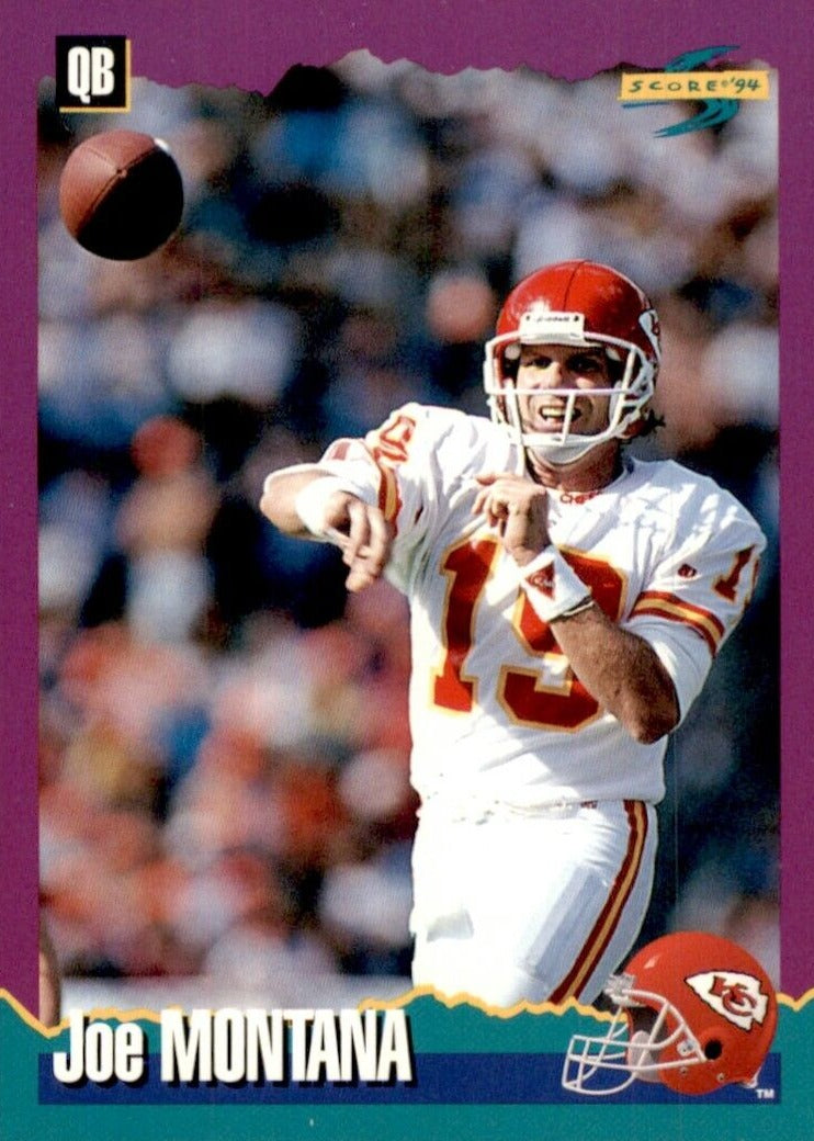 Joe Montana 1994 Score Series Mint Card #67