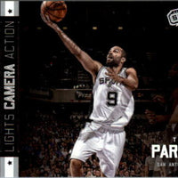 Tony Parker 2015 2016 Hoops Lights Camera Action Series Mint Card #38