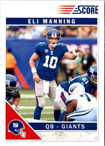 Eli Manning 2011 Score Series Mint Card #190