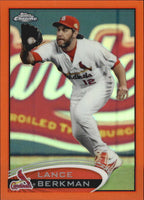 Lance Berkman 2012 Topps Chrome Orange Refractor Series Mint Card #69
