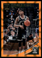 D'Angelo Russell 2018 2019 Panini Donruss Holo Orange Laser Series Mint Card #116
