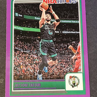 Jayson Tatum 2023 2024 Hoops Purple Series Mint Card #183