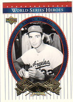 Sandy Koufax 2002 Upper Deck World Series Heroes Series Mint Card #30
