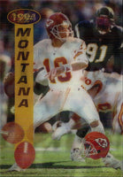 Joe Montana 1994 Sportflics Series Mint Card #123
