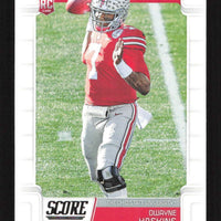 Dwayne Haskins 2019 Panini Score Series Mint Rookie Card #332