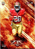 Carlos Hyde 2014 Topps Fire Series Mint Rookie Card #151
