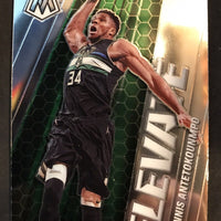 Giannis Antetokounmpo 2020 2021 Panini Mosaic Elevate Series Mint Card #2