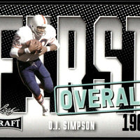 O.J. Simpson 2023 Leaf Draft First Overall Series Mint Card #1