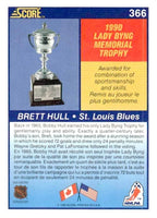 Brett Hull 1990 1991 Score Card #366

