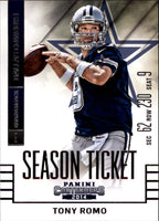 Tony Romo 2014 Panini Contenders Season Ticket Series Mint Card #37
