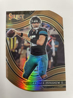 Gardner Minshew 2020 Select Field Level Die Cut Prizm Bronze Series Mint Card #332
