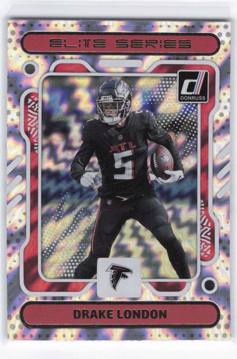 Drake London 2023 Panini Donruss The Elite Series Series Card #ES-30