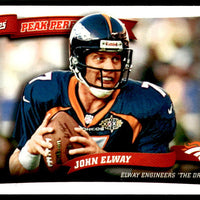 John Elway 2010 Topps Peak Performance Series Mint Card #PP33