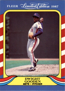 Dwight Gooden 11987 Fleer Limited Edition Series Mint Card #18
