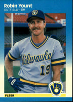 Robin Yount 1987 Fleer Series Mint Card #361
