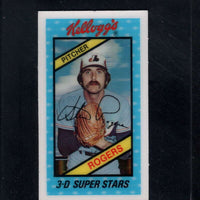 Steve Rogers 1980 Kellogg's Cereal 3D Mint Card #8