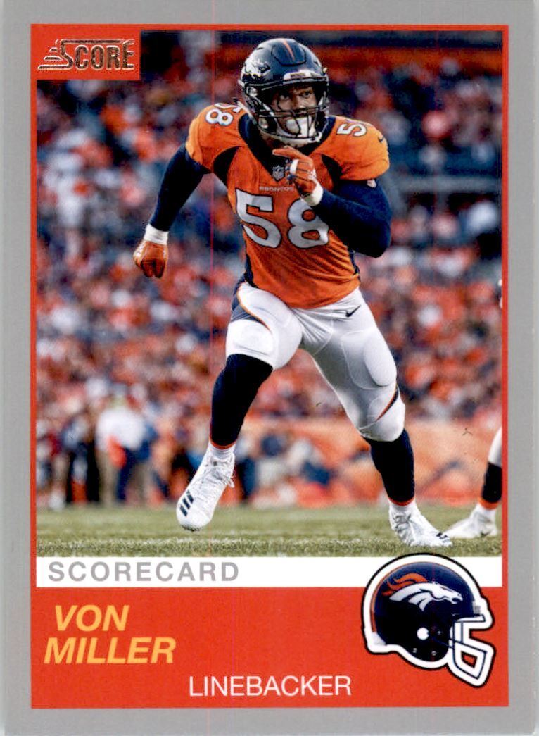 Von Miller 2019 Panini Score SCORECARD Series Mint Card #20