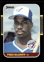 Fred McGriff 1987 Donruss Series Mint Card #621

