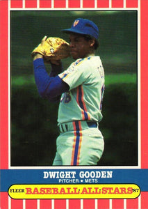 Dwight Gooden 1987 Fleer All Stars Series Mint Card #19