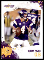 Brett Favre 2010 Score NFL Football Mint Card #161
