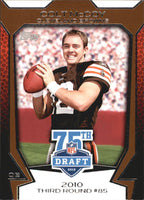 Colt McCoy 2010 Topps Draft 75th Anniversary Series Mint Card #75DA48
