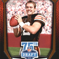 Colt McCoy 2010 Topps Draft 75th Anniversary Series Mint Card #75DA48