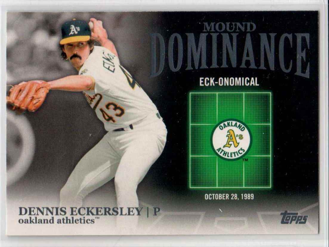 Dennis Eckersley - Oakland Athletics (MLB Baseball Card) 1989