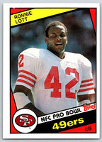 Ronnie Lott 1984 Topps Mint Card #357
