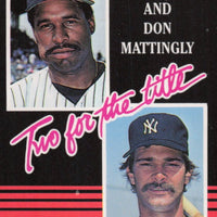 Don Mattingly and Dave Winfield 1985 Donruss Two For The Title Series Card #651
