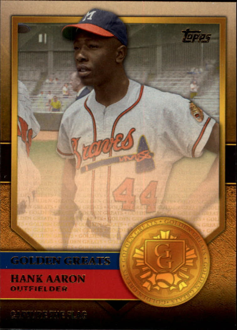 Hank Aaron 2012 Topps Golden Greats Series Mint Card #GG55
