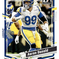 Aaron Donald 2023 Panini Donruss Series Mint Card #162