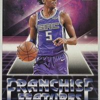 De'Aaron Fox 2018 2019 Panini Donruss Franchise Features Series Mint Card #26